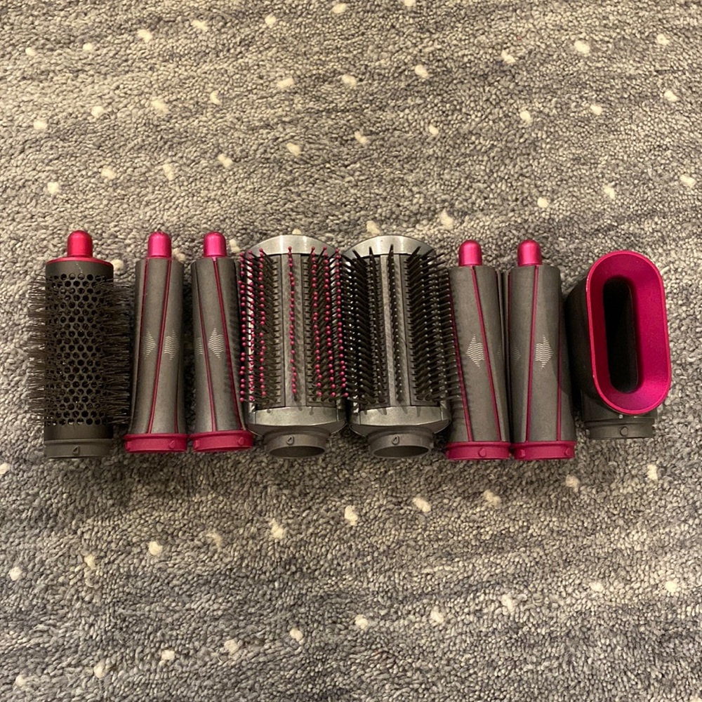 All Dyson air wrap attachments